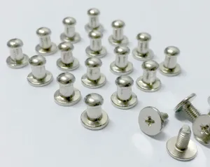100pcs 8x5mm Silver Button Studs Spikes Screw Back Screwback Nailhead Rock Biker Punk DP209 100pcs 8x5mm Silver Button Studs Spikes Screw Back Screwback Nailhead Rock Biker Punk DP209