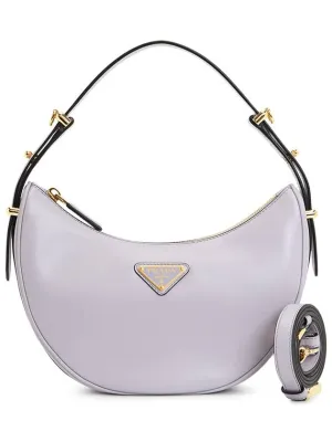 Arque Leather Shoulder Bag Wisteria