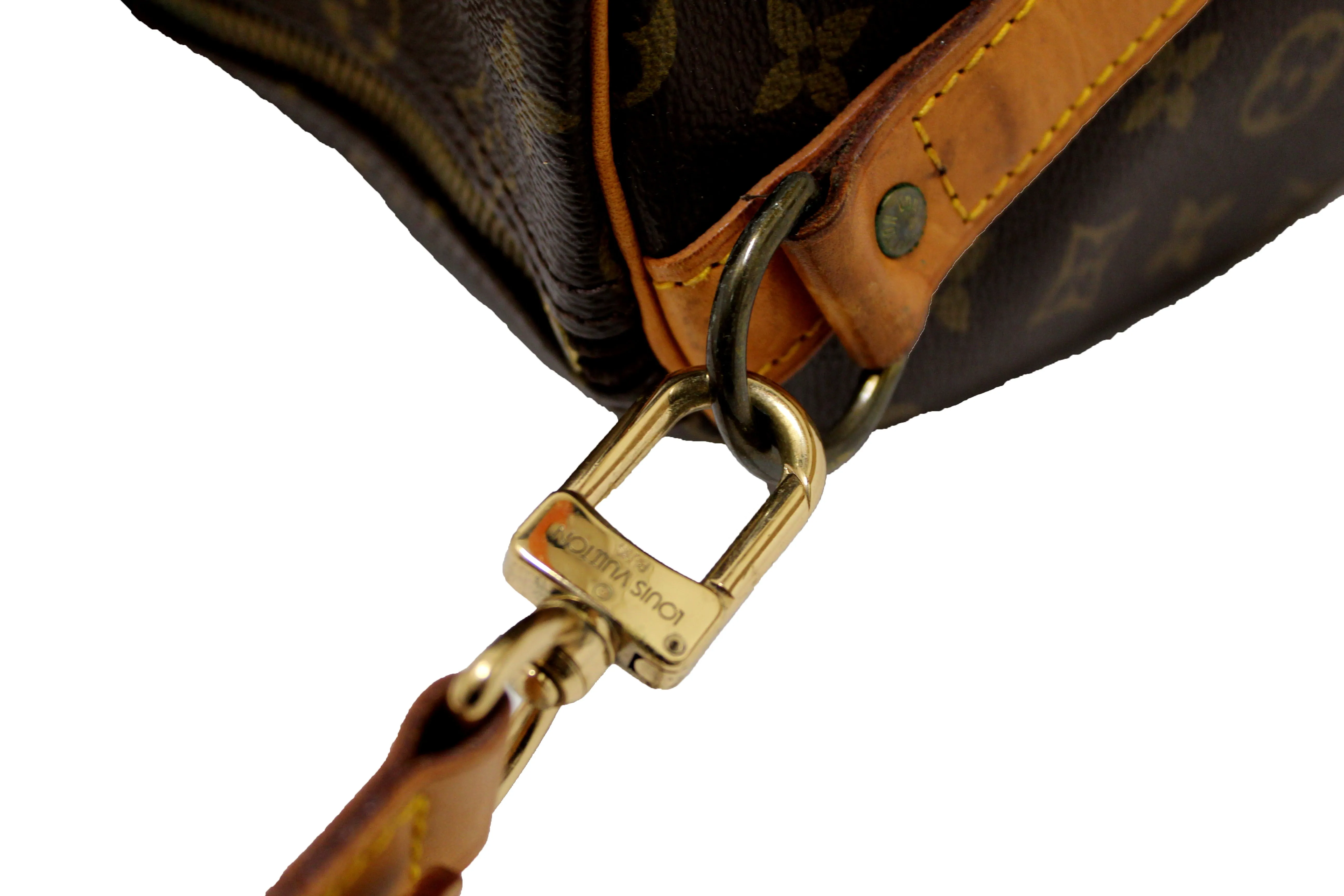 Authentic Louis Vuitton Classic Monogram Keepall Bandouliere 45 Travel Bag