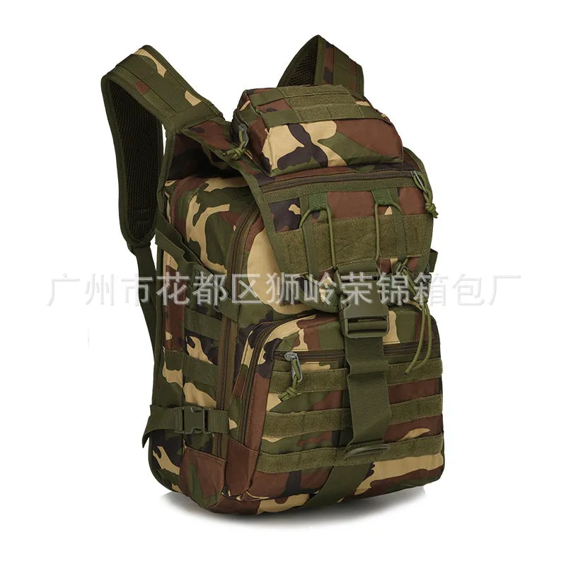 Backpack Combat Bag Waterproof Hiking   Hiking Camouflage Bag Wear-Resistant