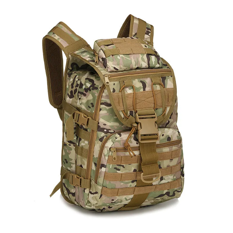 Backpack Combat Bag Waterproof Hiking   Hiking Camouflage Bag Wear-Resistant