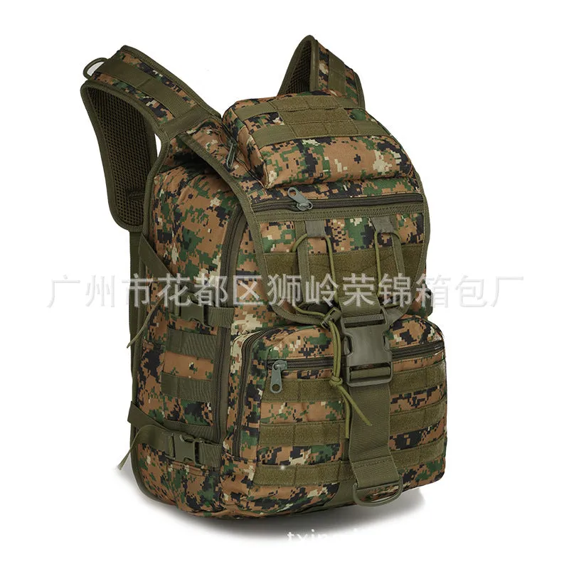 Backpack Combat Bag Waterproof Hiking   Hiking Camouflage Bag Wear-Resistant