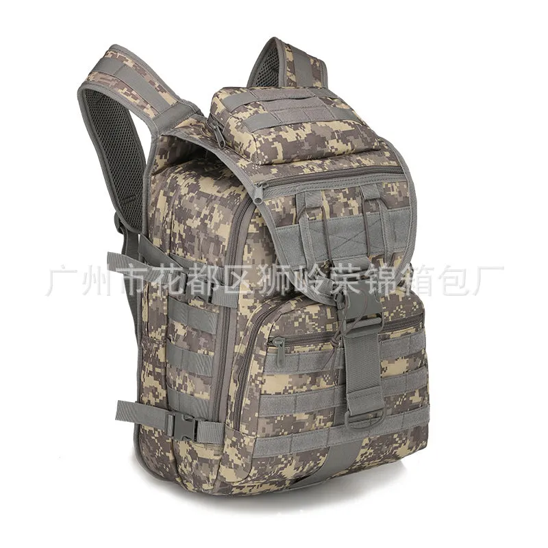 Backpack Combat Bag Waterproof Hiking   Hiking Camouflage Bag Wear-Resistant