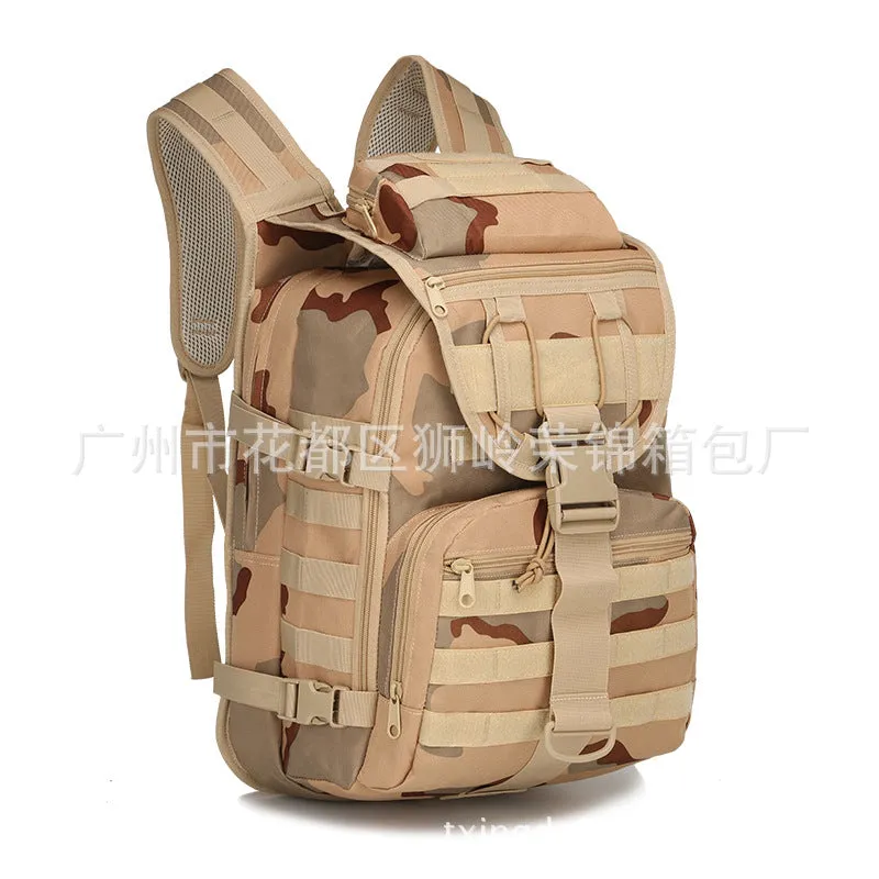 Backpack Combat Bag Waterproof Hiking   Hiking Camouflage Bag Wear-Resistant