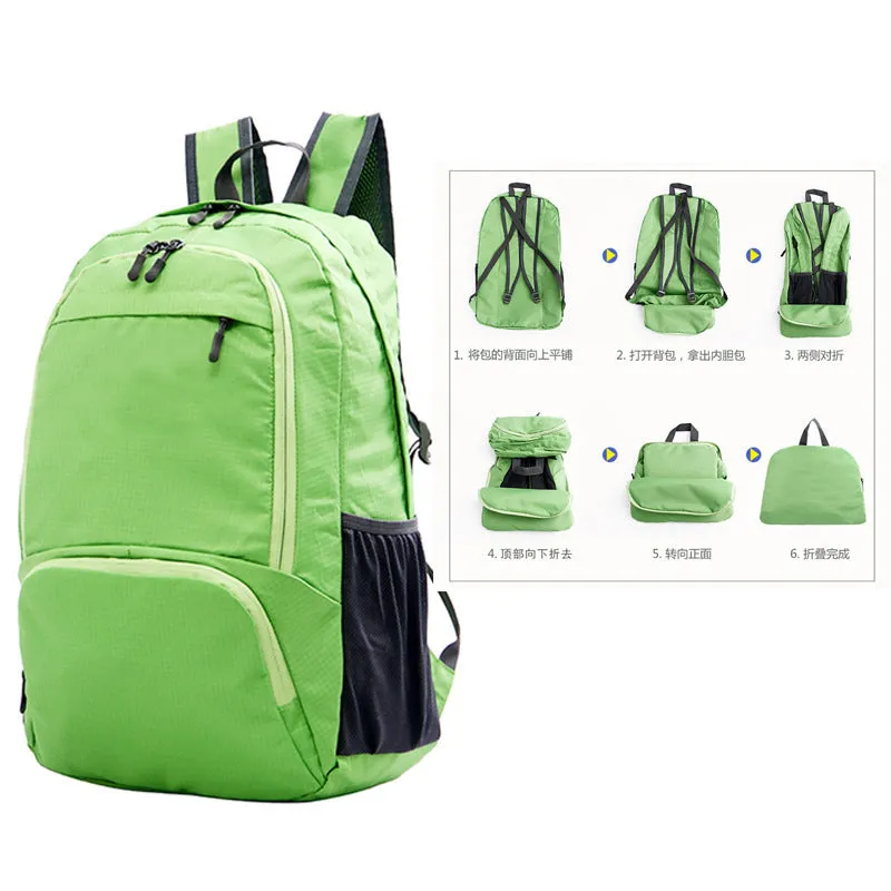 Backpack Folding  Large Capacity Folding   Men Women Climbing  s Professional shoulder bag