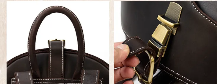 Beetle Vintage Leather Backpack
