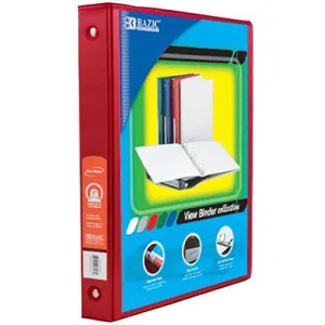 Binder 3 ring with 2 pocket - Red