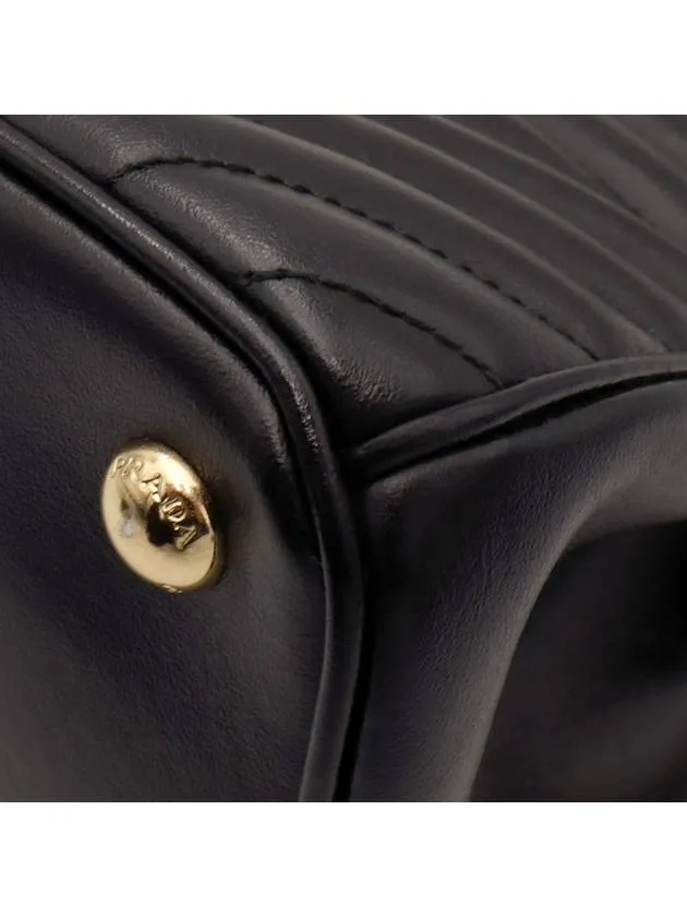 Black Leather Mini Diagram Galleria 2WAY 1BA896 2D91