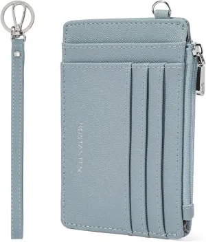 BOSTANTEN Small Wallet For Women RFID Leather Credit Card Holder Slim Wristlet Keychain Wallet With Zipper Pocket BOSTANTEN Small Wallet For Women RFID Leather Credit Card Holder Slim Wristlet Keychain Wallet With Zipper Pocket