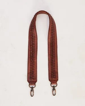 Braided Strap - Short Cognac