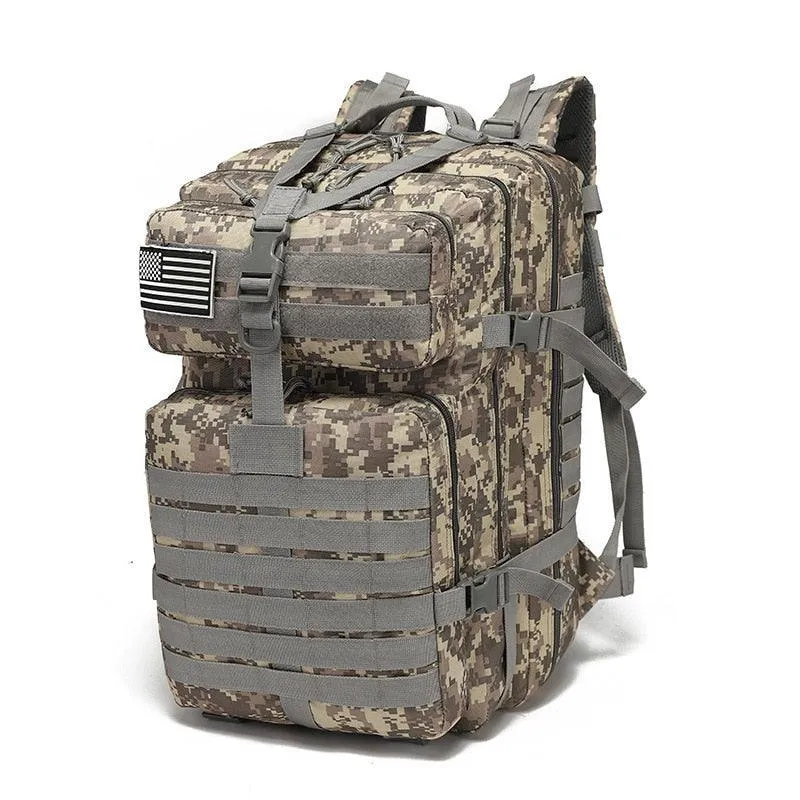 Camping Men Military Tactical Backpack Trekking Bag Waterproof Large Capacity Rucksacks 50L Sports Camping Hunting Backpack