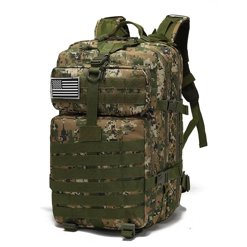 Camping Men Military Tactical Backpack Trekking Bag Waterproof Large Capacity Rucksacks 50L Sports Camping Hunting Backpack