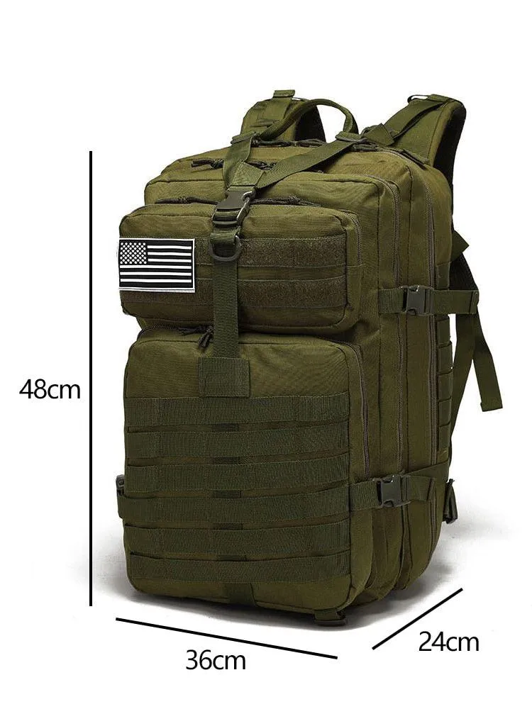 Camping Men Military Tactical Backpack Trekking Bag Waterproof Large Capacity Rucksacks 50L Sports Camping Hunting Backpack