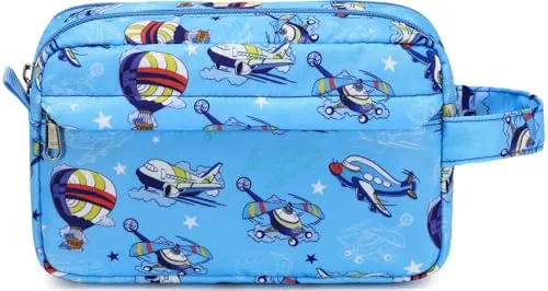 CAMTOP Kids Travel Toiletry Bag Cute Swim Bag for Boys Girls Waterproof for Toiletries Accessories Bathroom Stuff