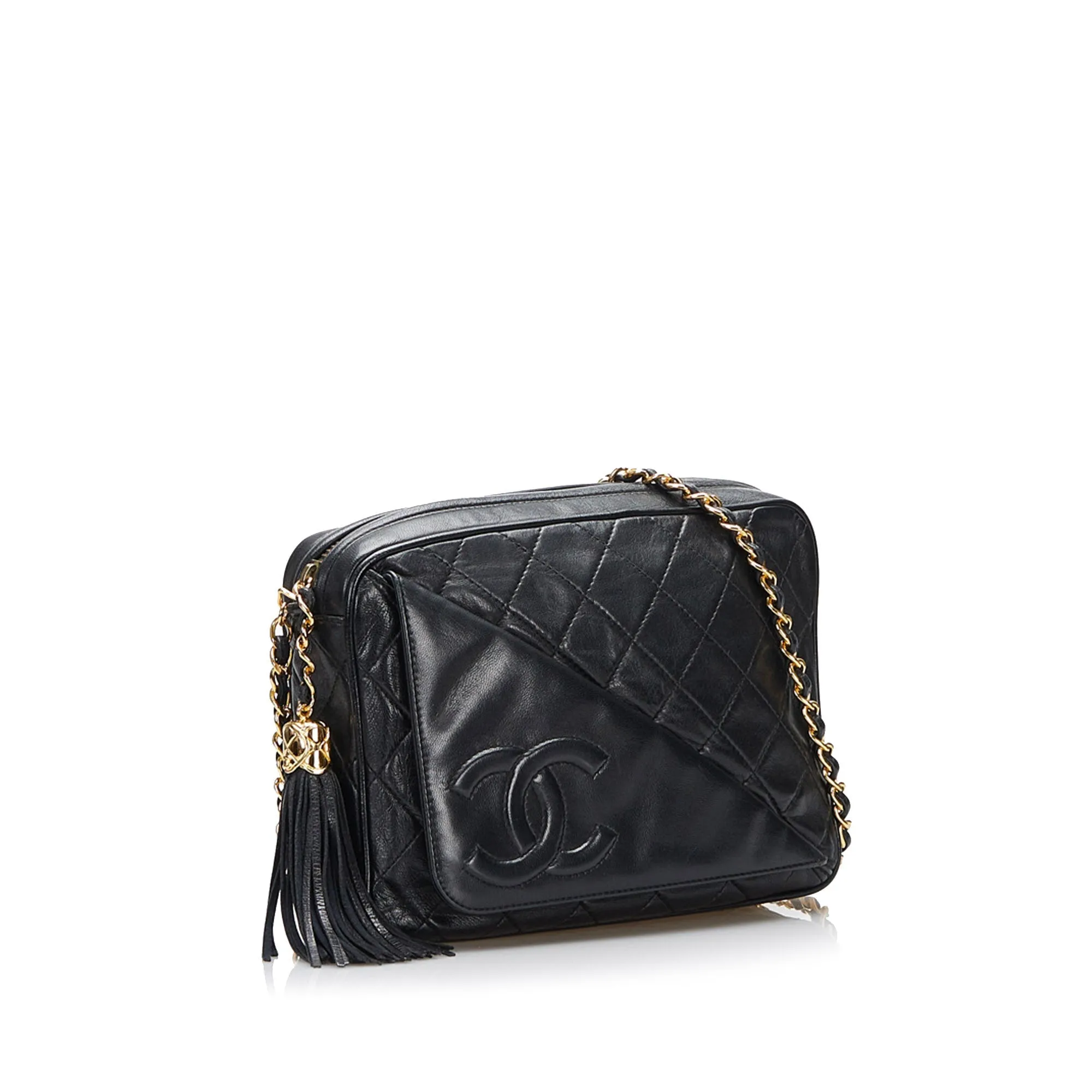 Chanel CC Quilted Tassel Crossbody Crossbody Bag