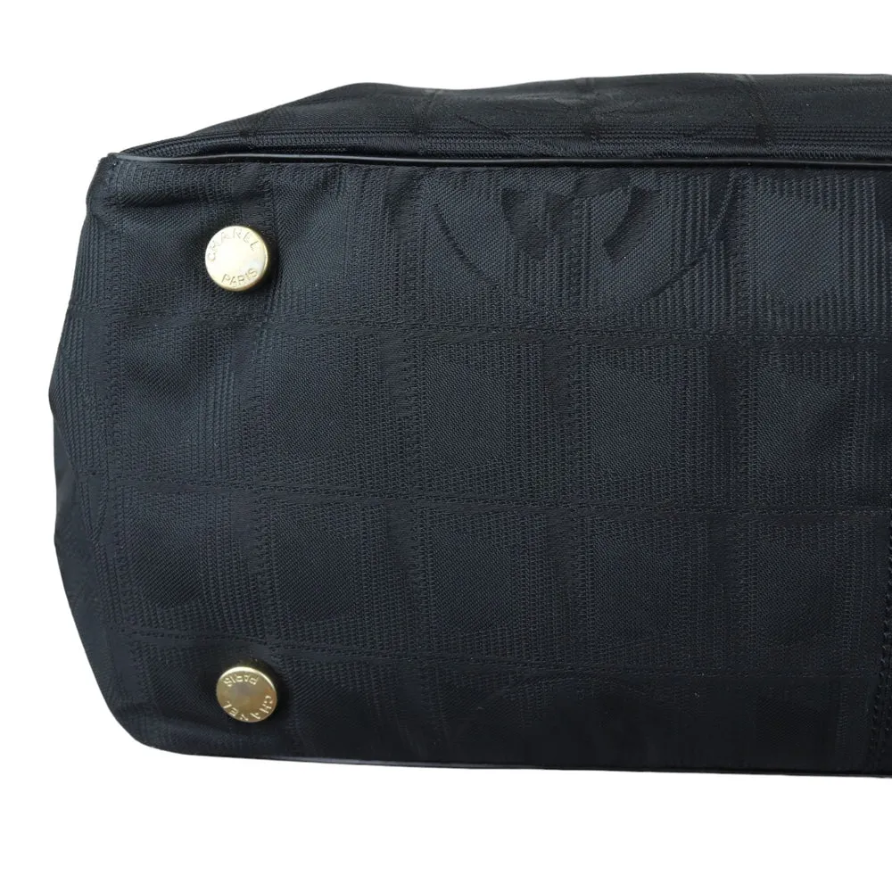 Chanel Travel Tote Medium Nylon Black GHW