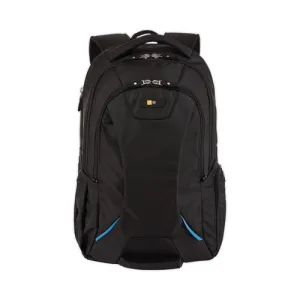 Checkpoint Friendly Backpack, Fits Devices Up To 15.6", Polyester, 2.76 X 13.39 X 19.69, Black