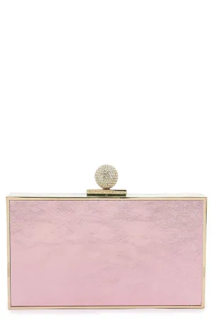 Clara Box Clutch - Metallic
