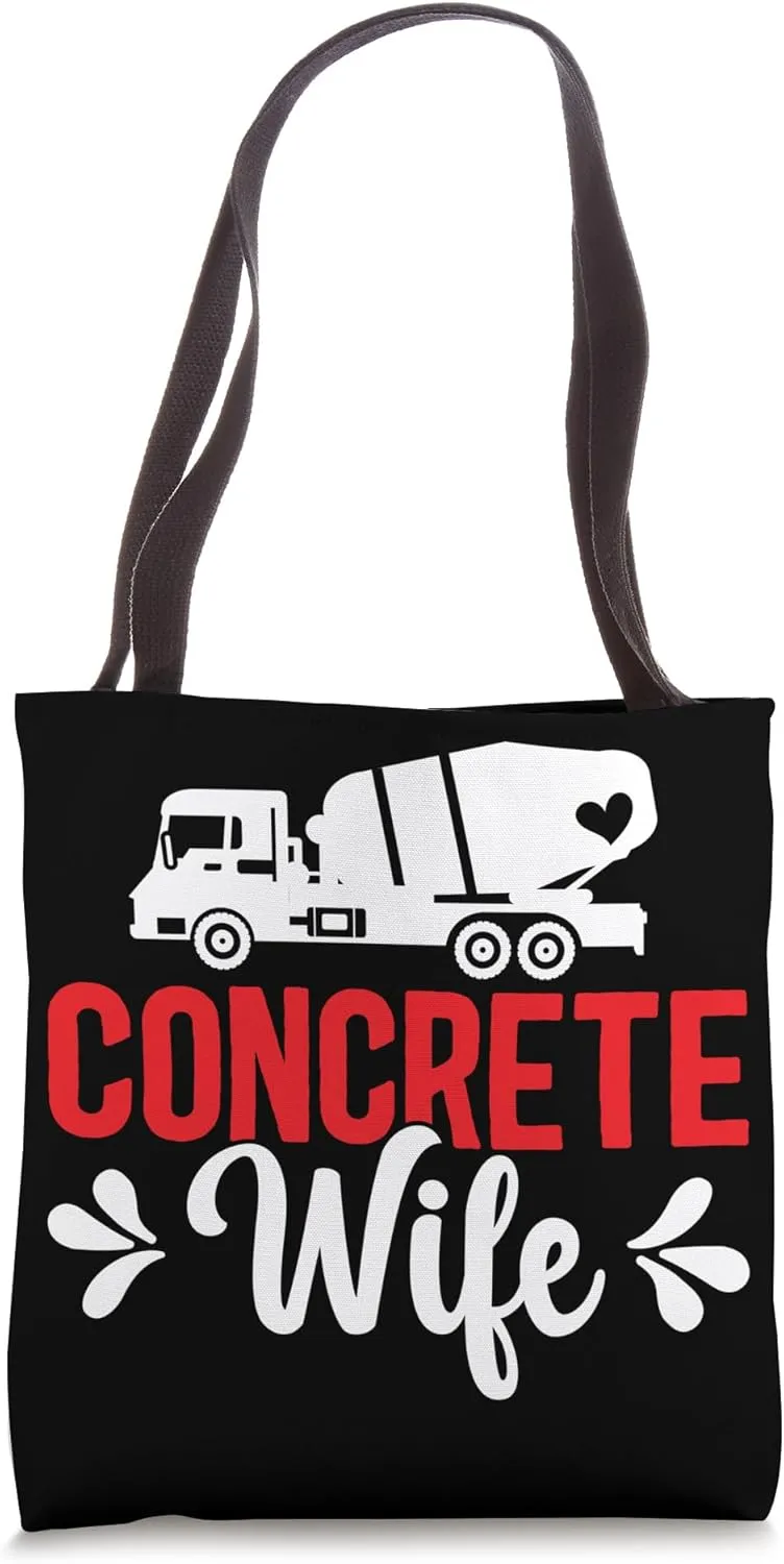 Concrete Wife Of A Concrete Finisher Wife Tote Bag