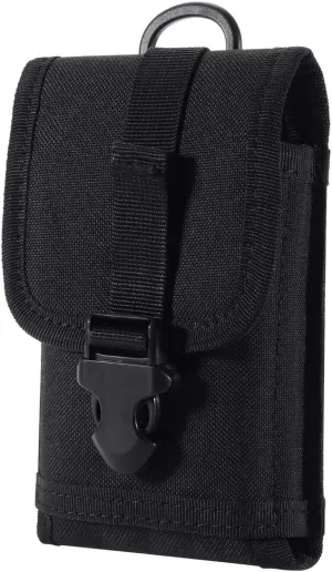 EDC Tactical Military MOLLE Phone Pouch Waist Clip-On Holster Bag with Belt Clip Nylon Touch Duty for iPhone 11 12 13 14 15 Pro Galaxy S22 S21 S20 FE Note 20 Edge and Less 6.7" Phone (Black) EDC Tactical Military MOLLE Phone Pouch Waist Clip-On Holster Bag with Belt Clip Nylon Touch Duty for iPhone 11 12 13 14 15 Pro Galaxy S22 S21 S20 FE Note 20 Edge and Less 6.7" Phone (Black)