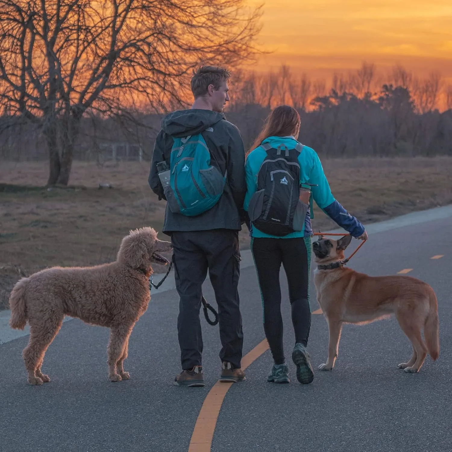 G4Free 16L Hiking Daypack, Lightweight Packable Small Backpack for Travel Camping Outdoor Men Women