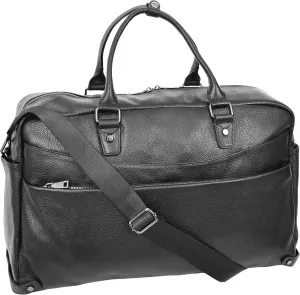 Genuine Black Leather Holdall Travel Duffle Cabin Size Weekend Bag A061, Black, L, Leather Holdall Travel Duffle Large Size Genuine Black Leather Holdall Travel Duffle Cabin Size Weekend Bag A061, Black, L, Leather Holdall Travel Duffle Large Size