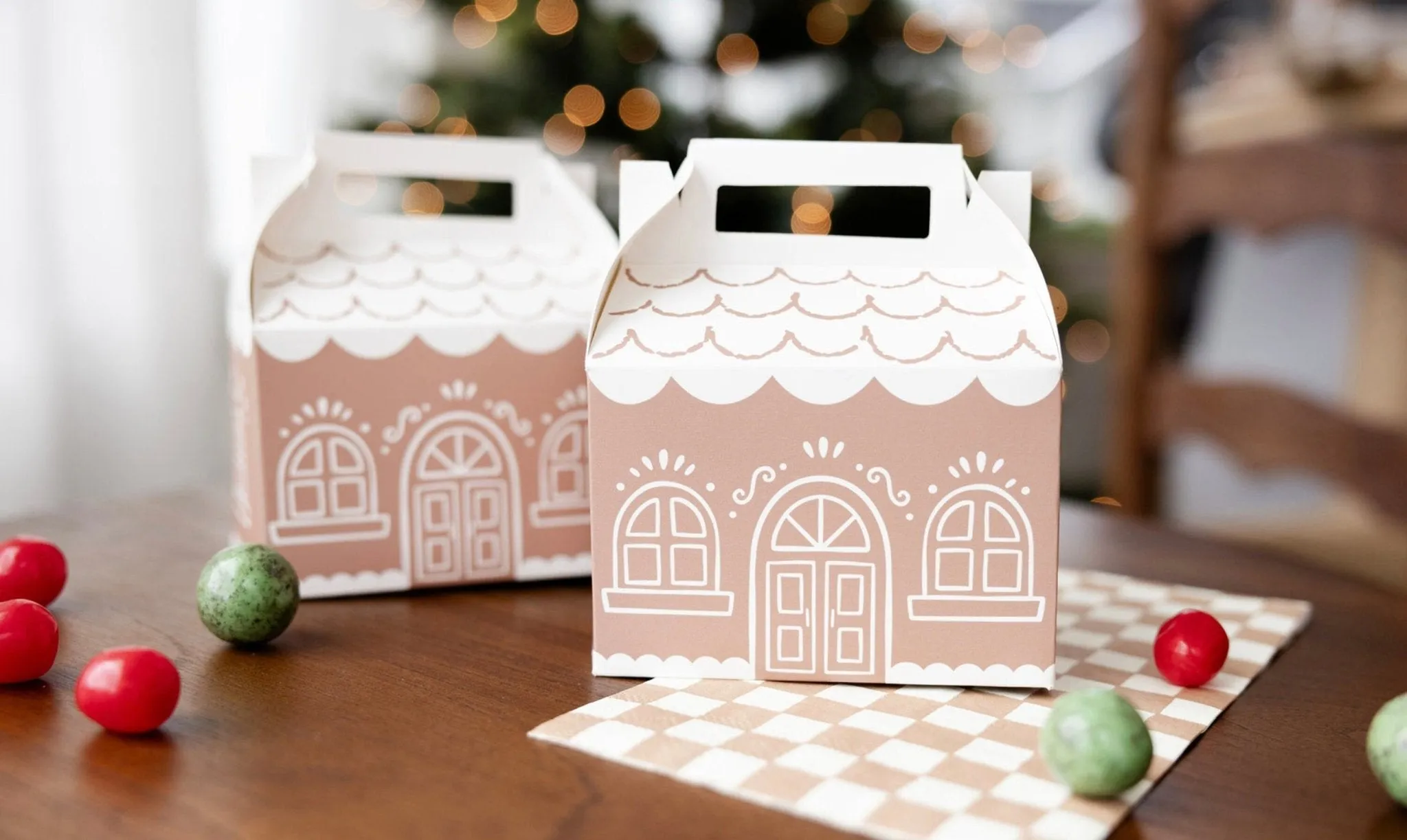 Gingerbread House Treat Boxes