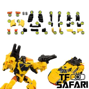 Go Better Studio GX-62 GX62 Upgrade Kit / Gap fillers for Studio Series 111 SS-111 Concept Art Sunstreaker Upgrade Kit