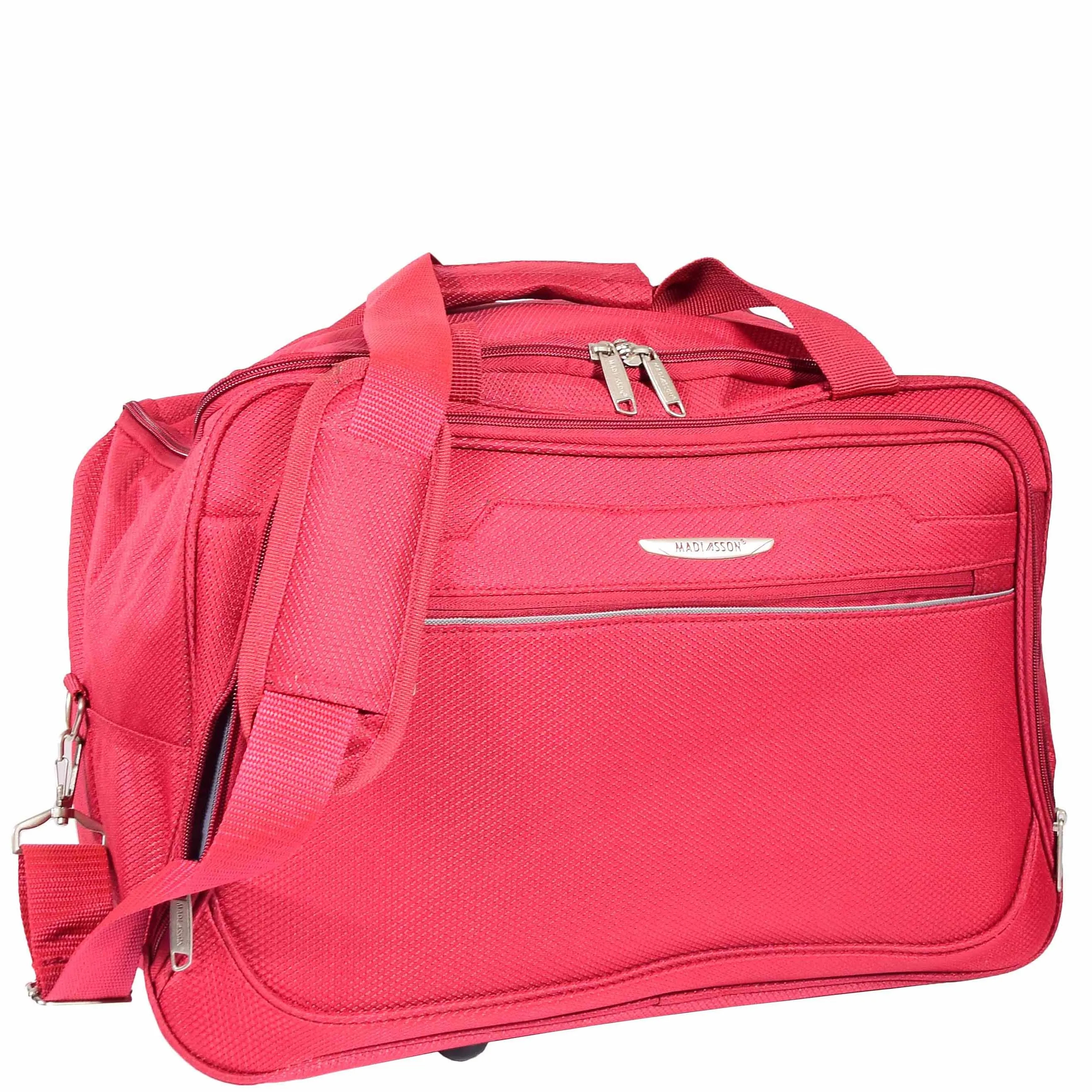 Holdall Travel Duffle Mid Size Bag Weekend HOL304 Red