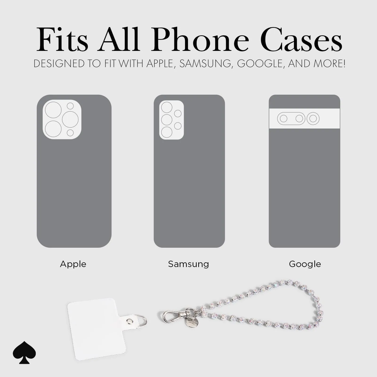kate spade new york Razzle Dazzle Phone Charm