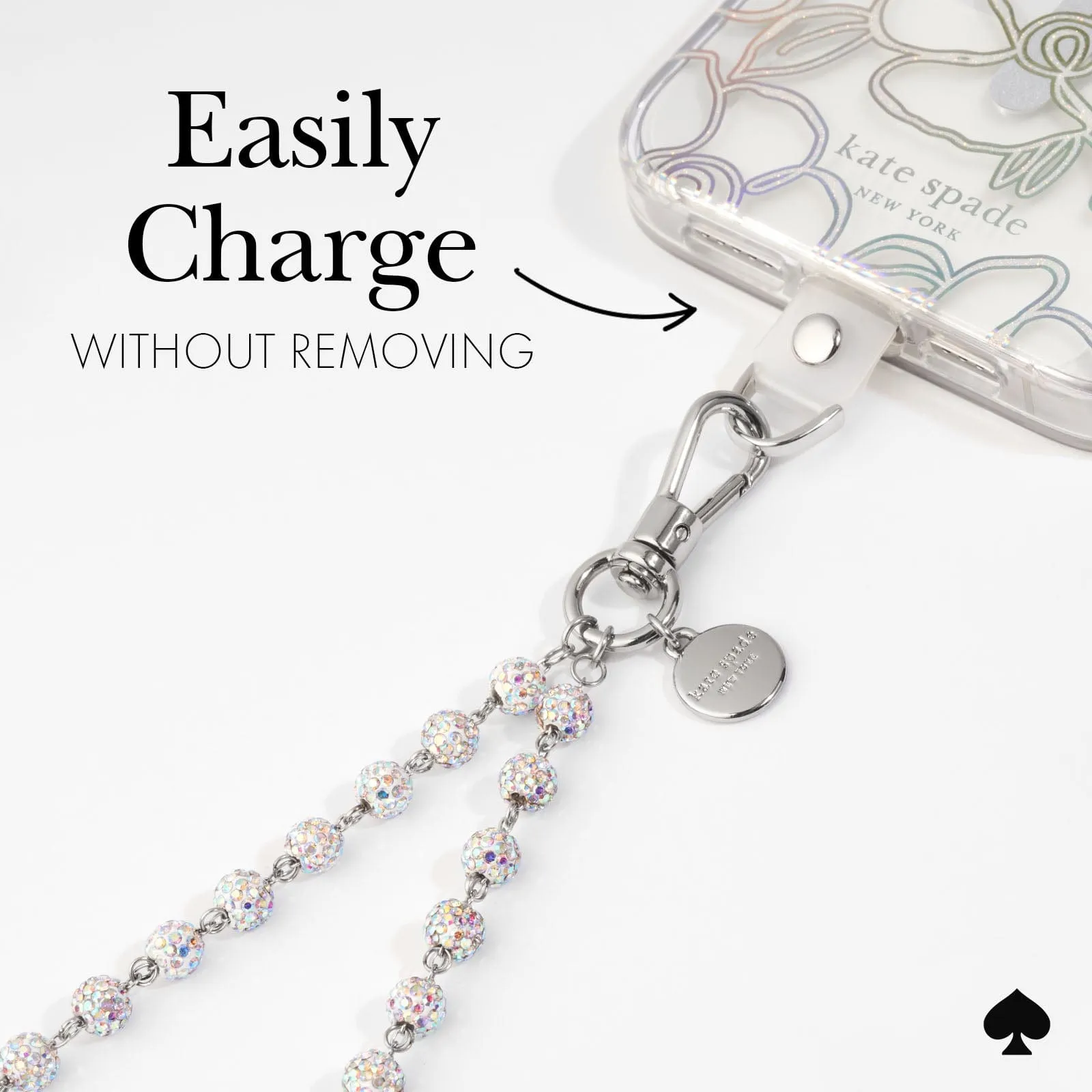 kate spade new york Razzle Dazzle Phone Charm
