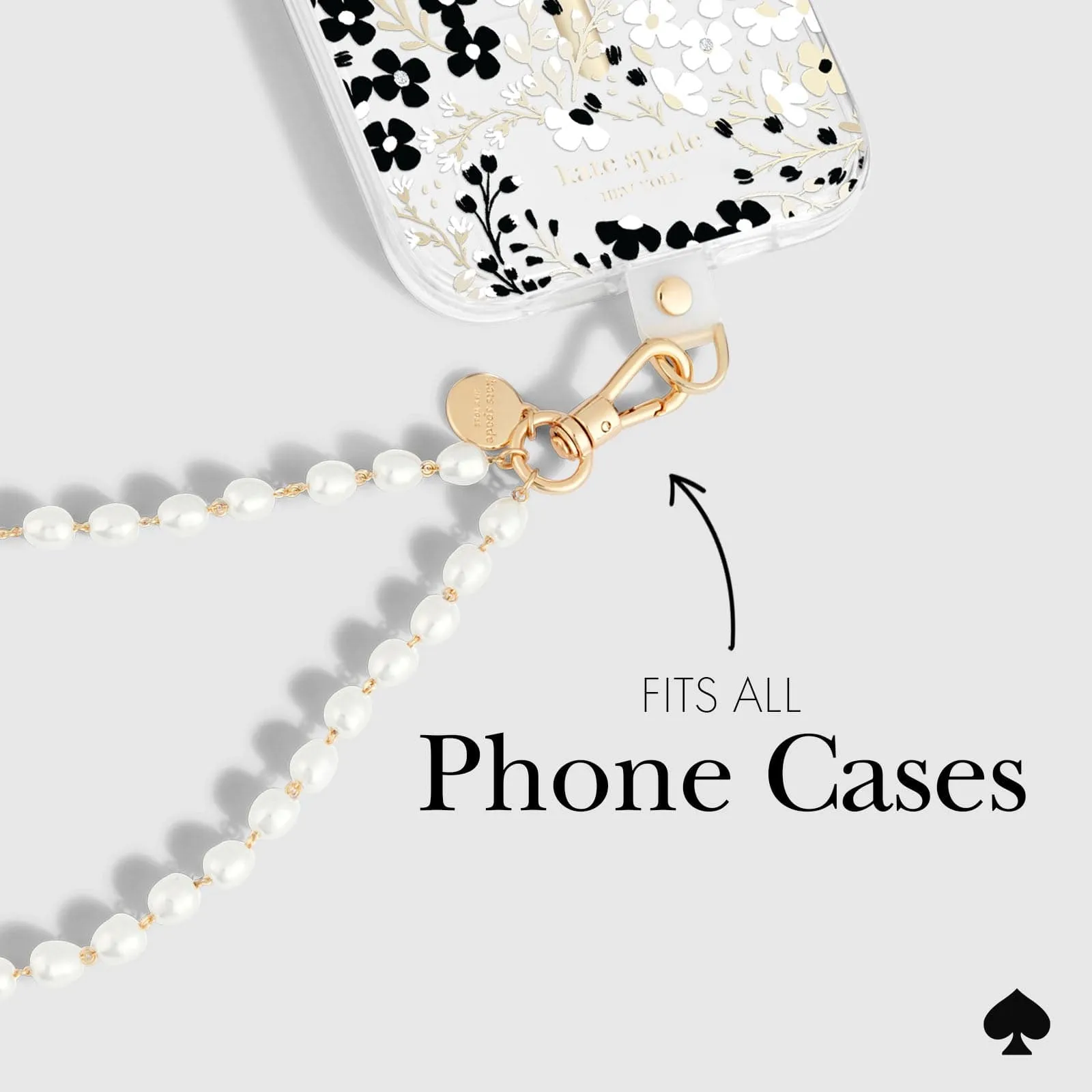 kate spade new york Sea Pearl Phone Charm