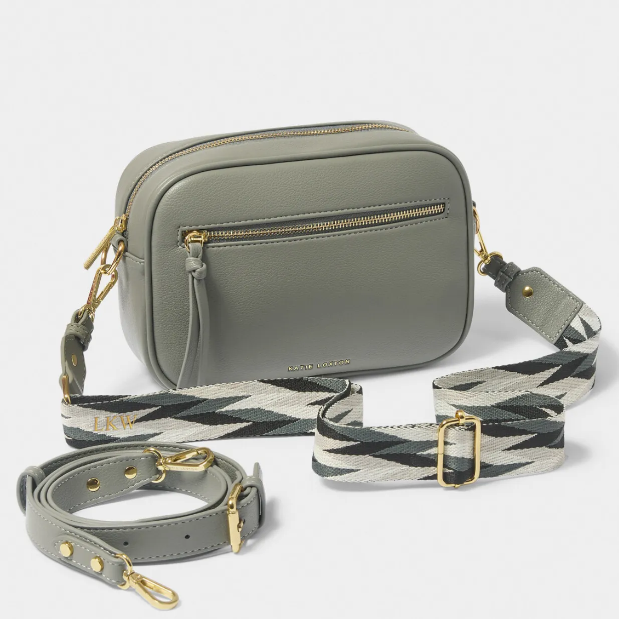 Katie Loxton Hallie Crossbody Bag - Graphite Green