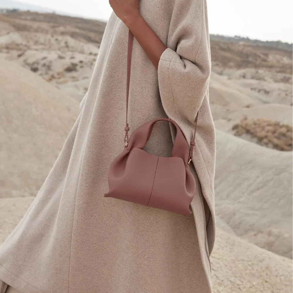 La Vincenza Bag, Women's Cloud Dumpling Clutch Handbag, Women's Handbag Crossbody Bag with Detachable Shoulder Strap