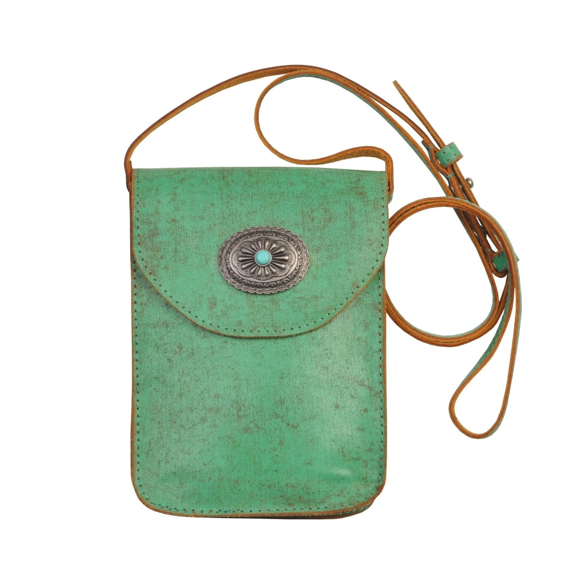 Leather Cellphone Crossbody
