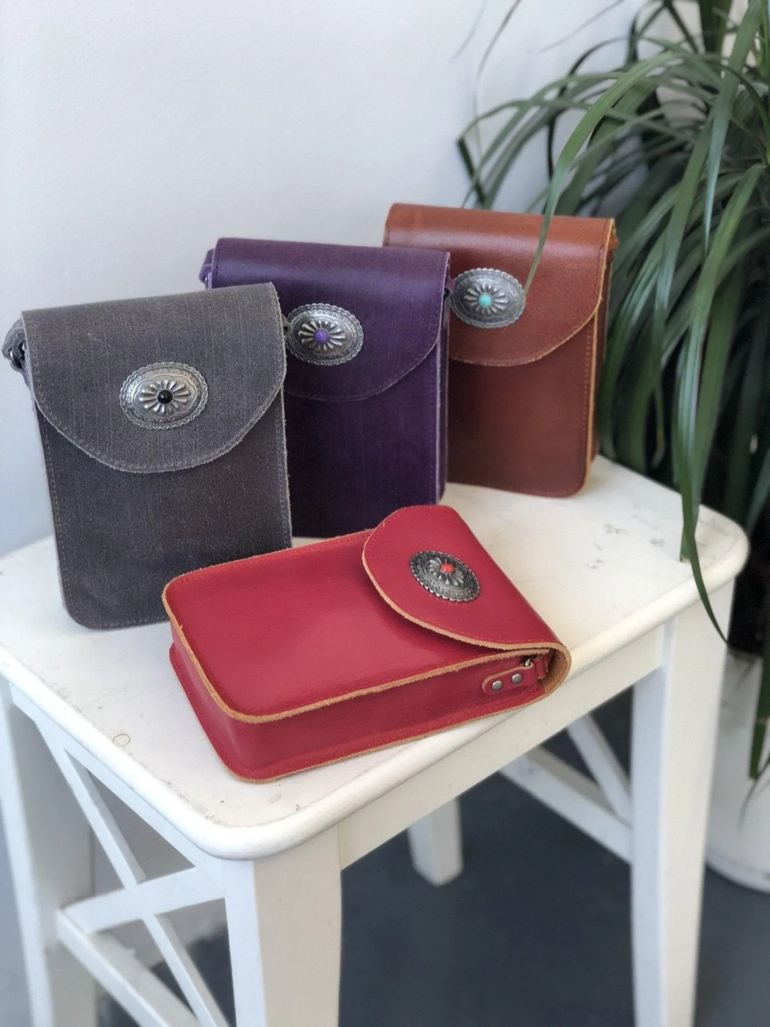 Leather Cellphone Crossbody