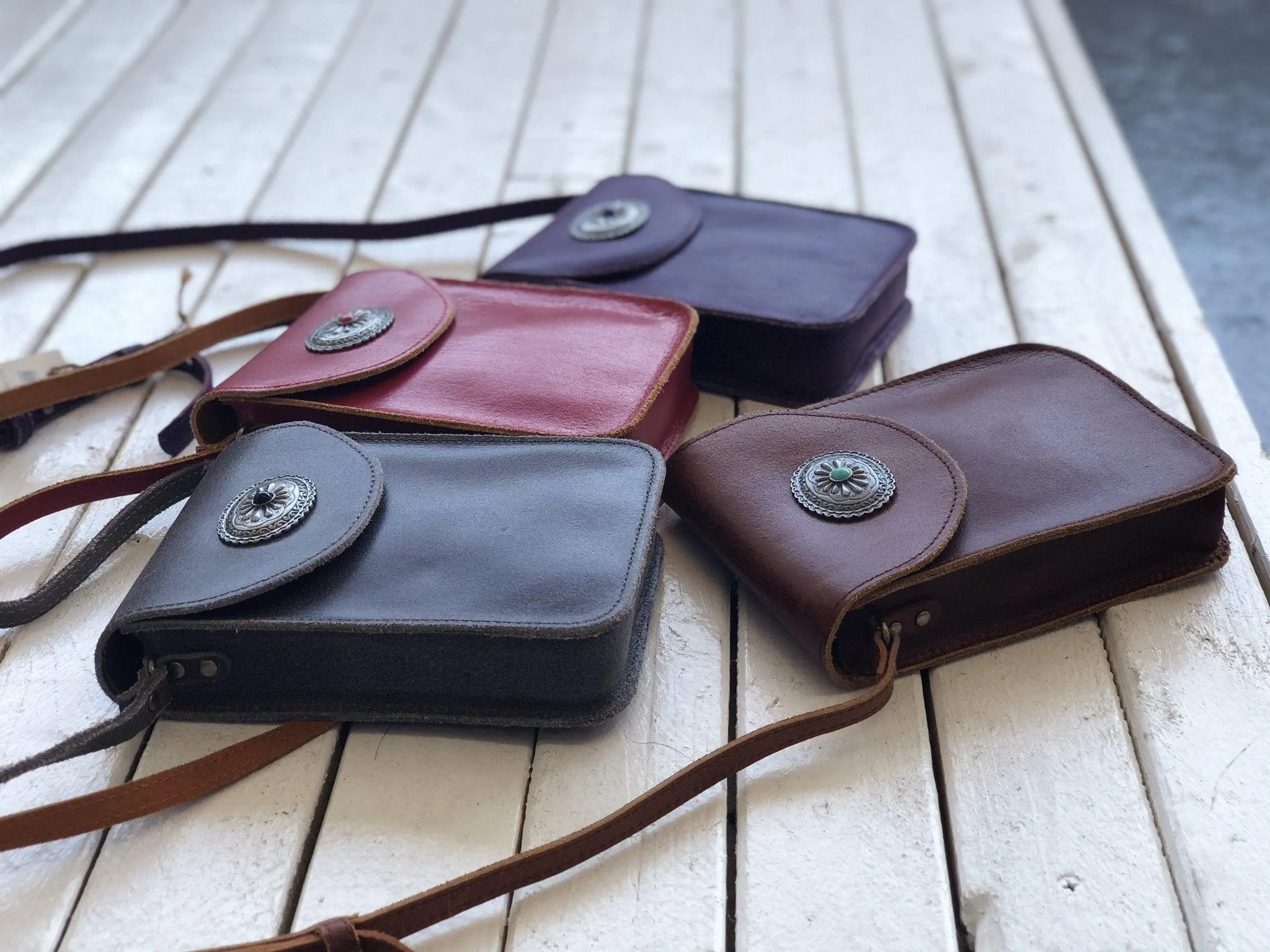 Leather Cellphone Crossbody