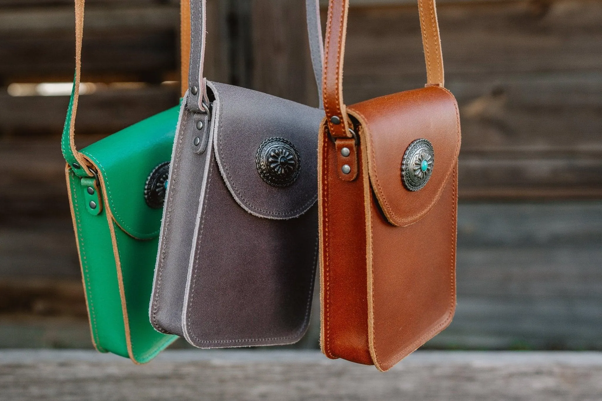 Leather Cellphone Crossbody