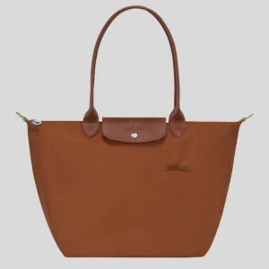 LONGCHAMP Le Pliage Green L Tote Bag Cognac L1899919