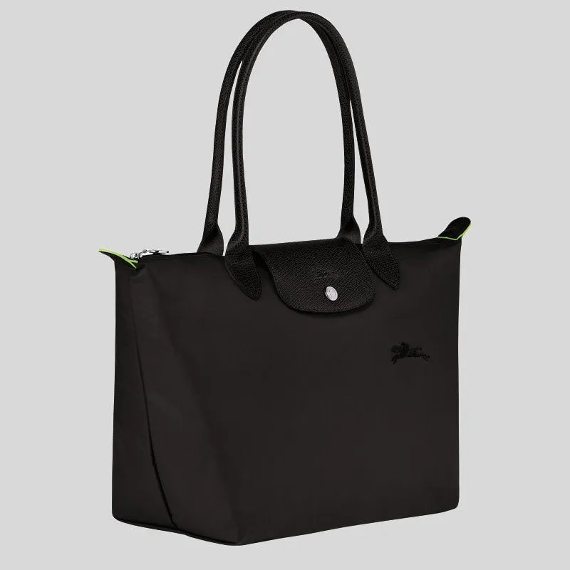 LONGCHAMP Le Pliage Green M Tote Bag Black L2605919