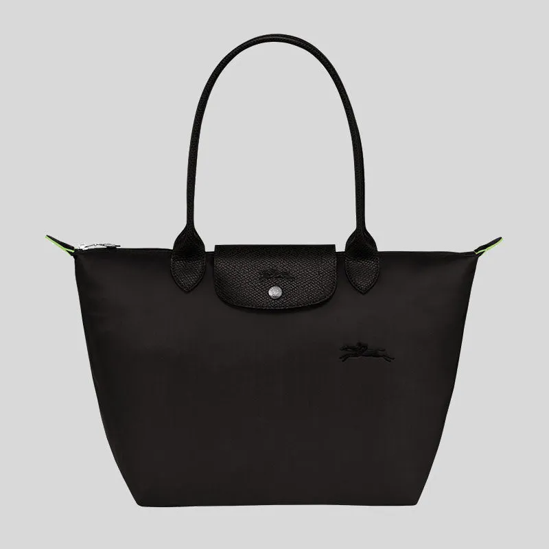 LONGCHAMP Le Pliage Green M Tote Bag Black L2605919