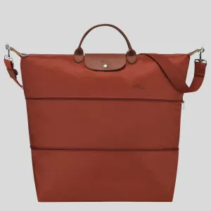 LONGCHAMP Le Pliage Green Travel Bag Expendable Chestnut L1911919