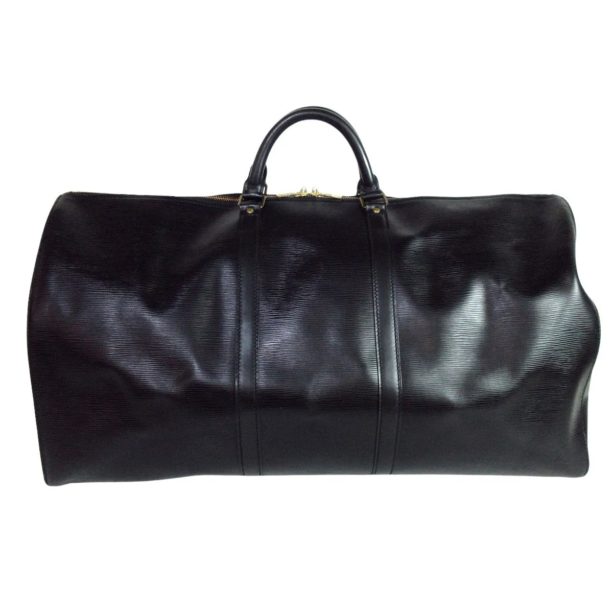 Louis Vuitton Keepall 60  Leather Travel Bag ()