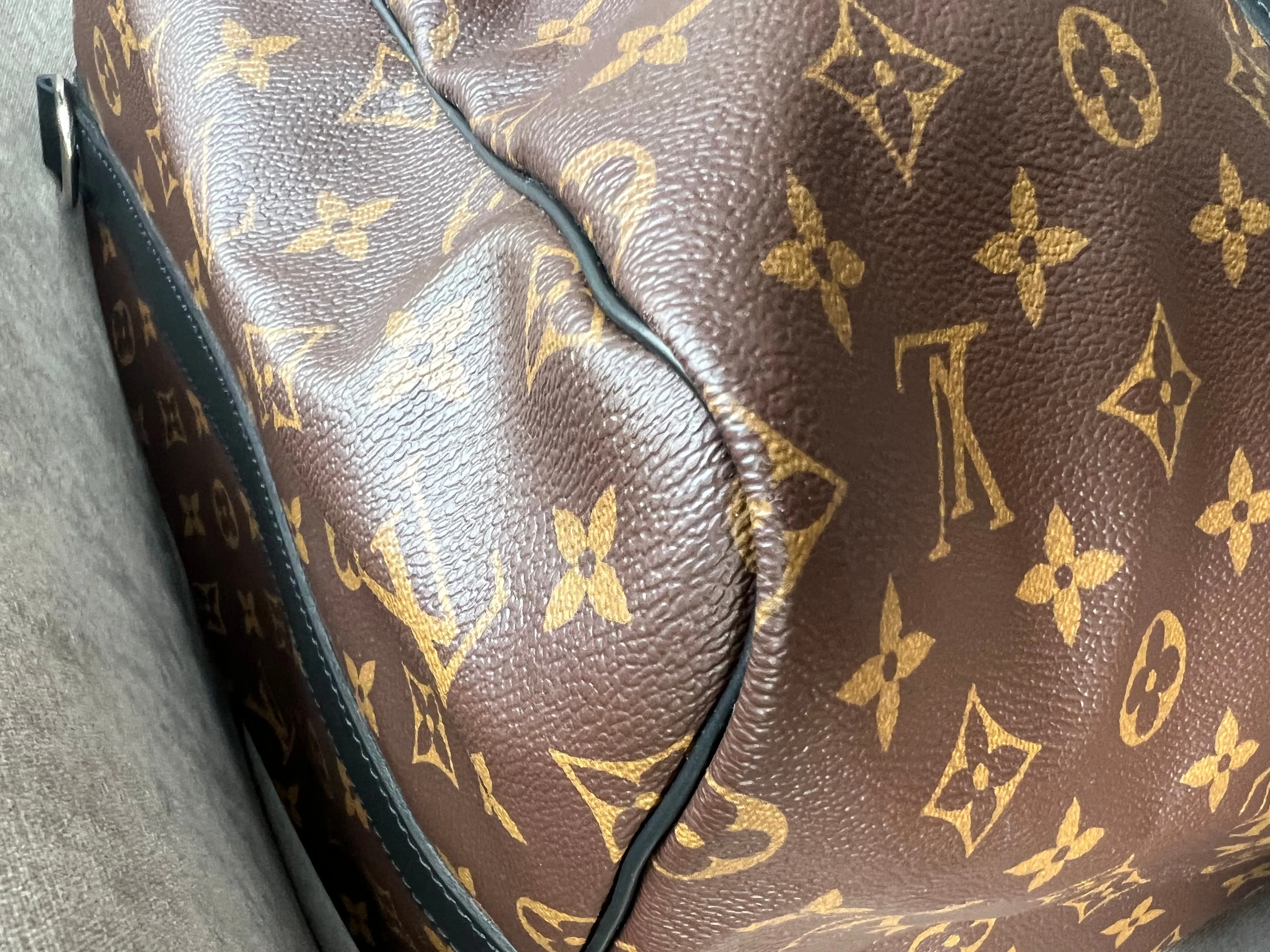 Louis Vuitton Keepall Bandouliere 55 Monogram Macassar and Black (RRP £2,020)
