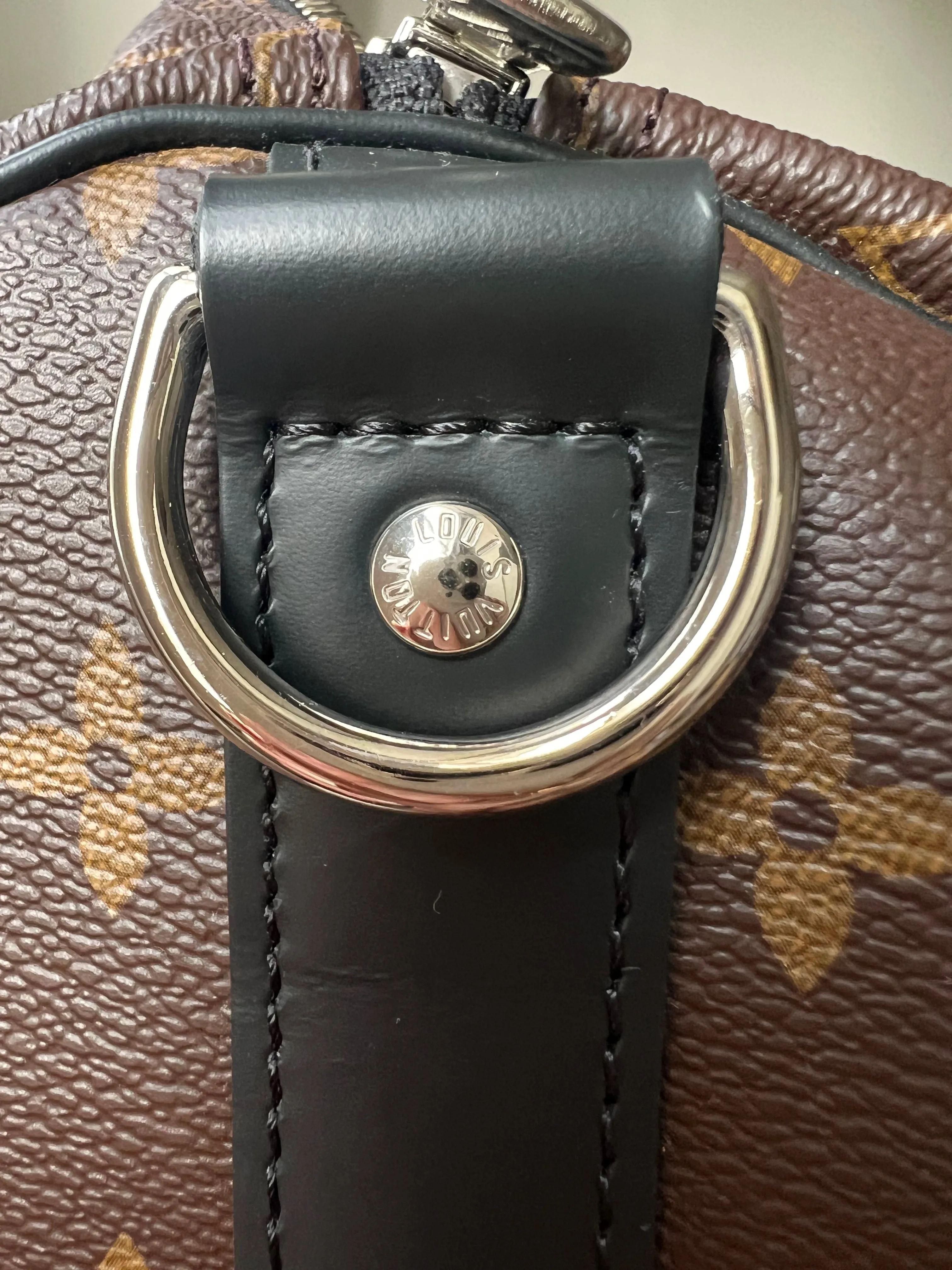 Louis Vuitton Keepall Bandouliere 55 Monogram Macassar and Black (RRP £2,020)