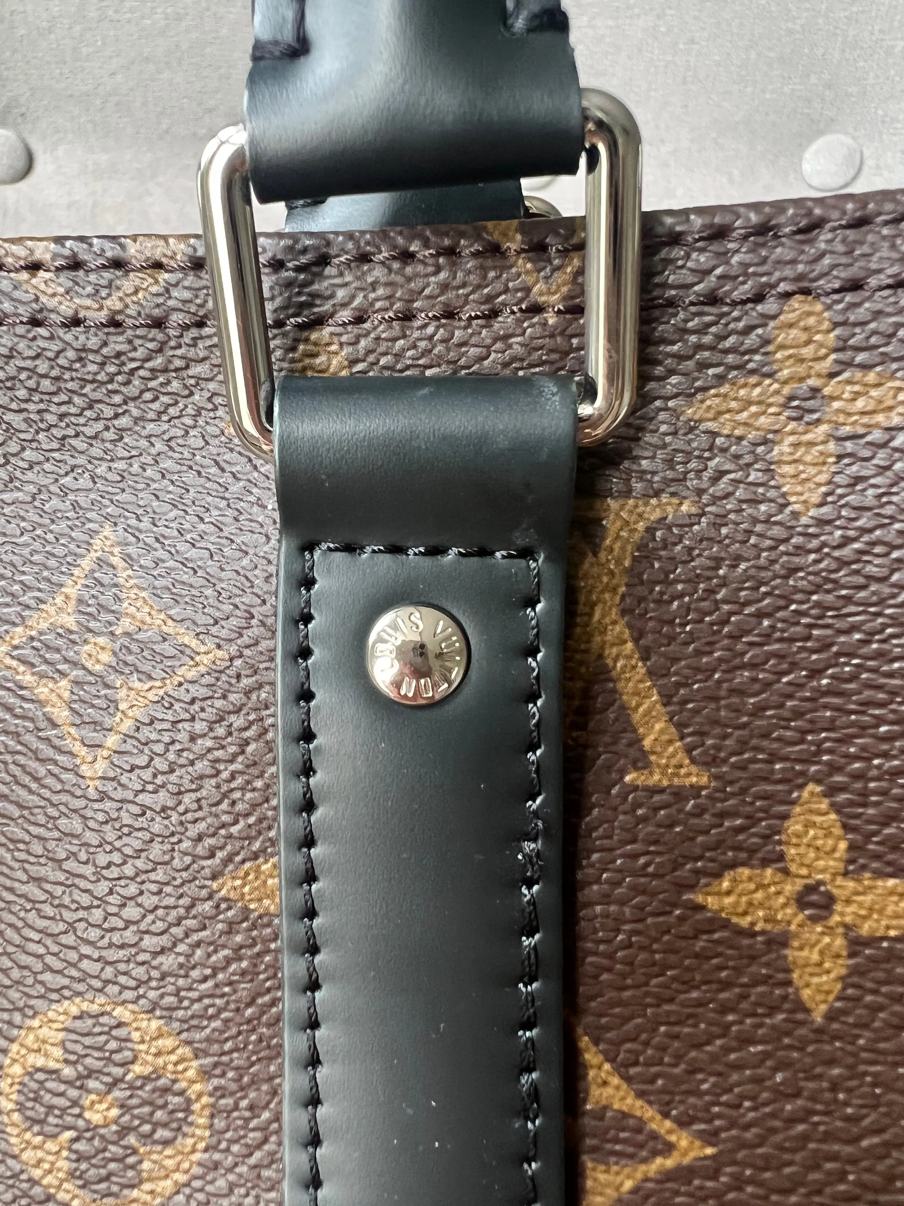 Louis Vuitton Keepall Bandouliere 55 Monogram Macassar and Black (RRP £2,020)