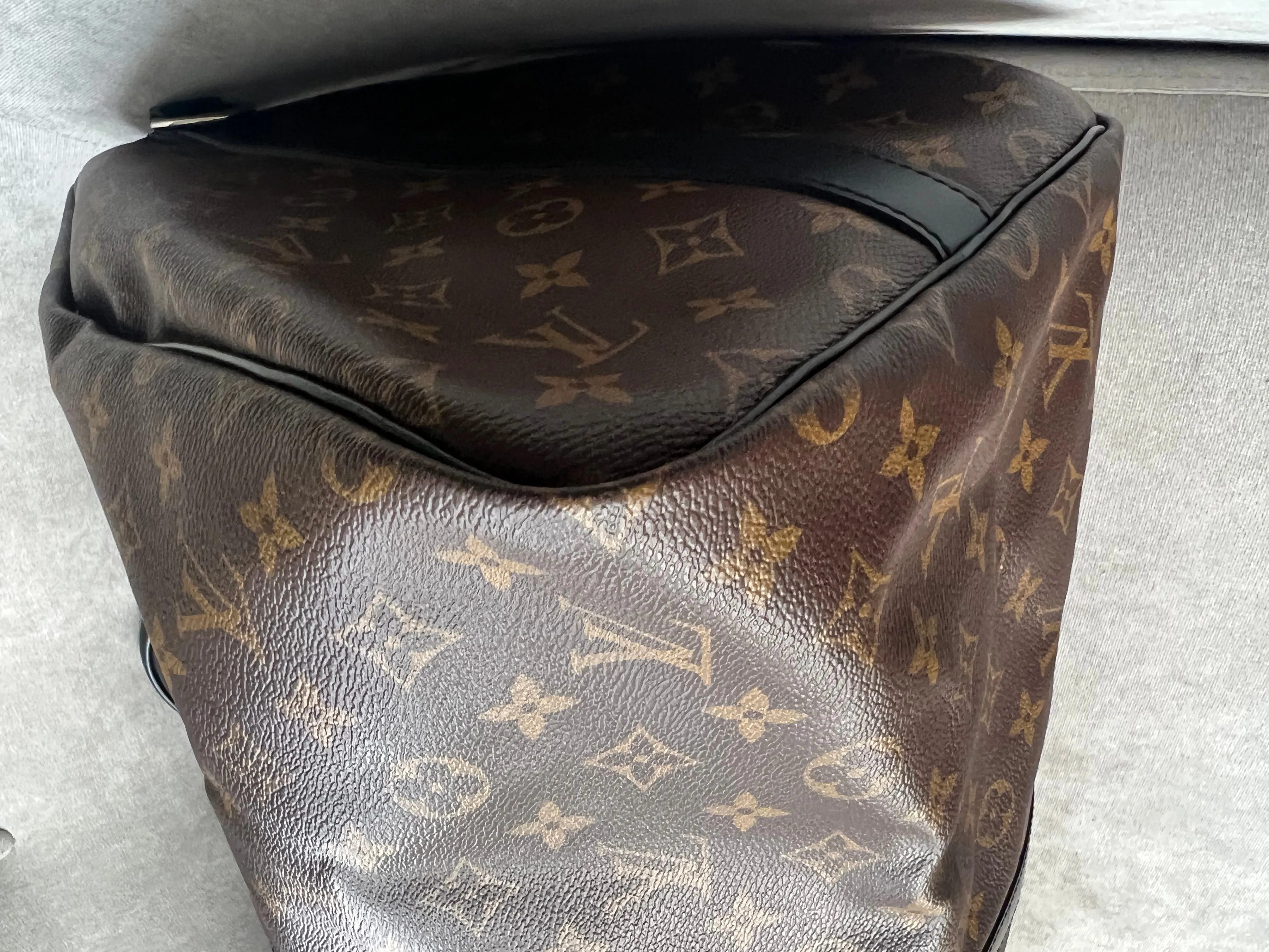 Louis Vuitton Keepall Bandouliere 55 Monogram Macassar and Black (RRP £2,020)