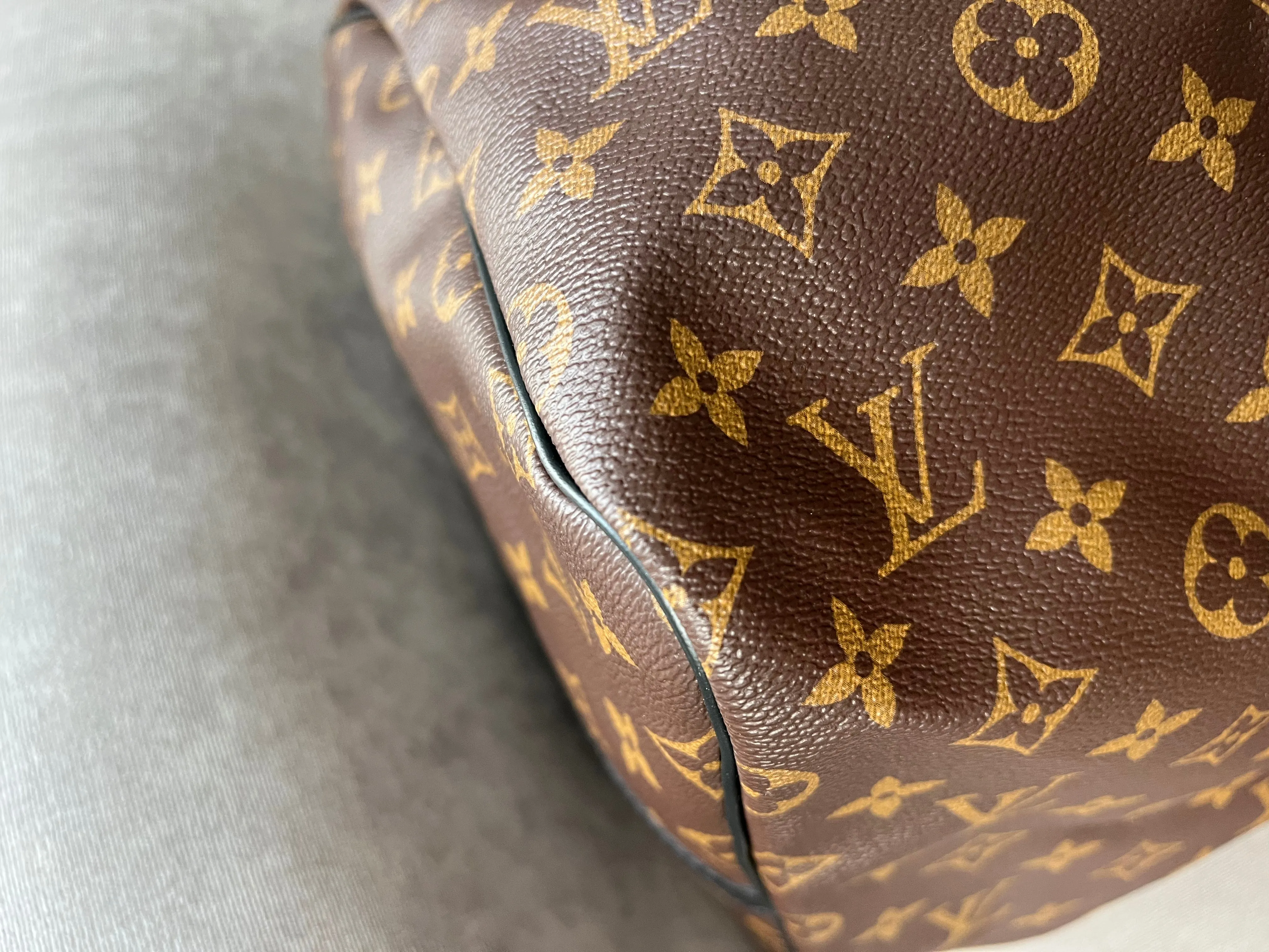 Louis Vuitton Keepall Bandouliere 55 Monogram Macassar and Black (RRP £2,020)