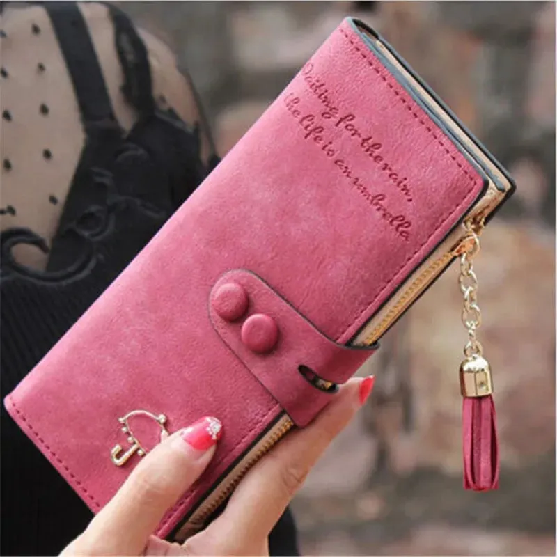 Luxury Umbrella Brand Designer Ladies Wallet for Mobile