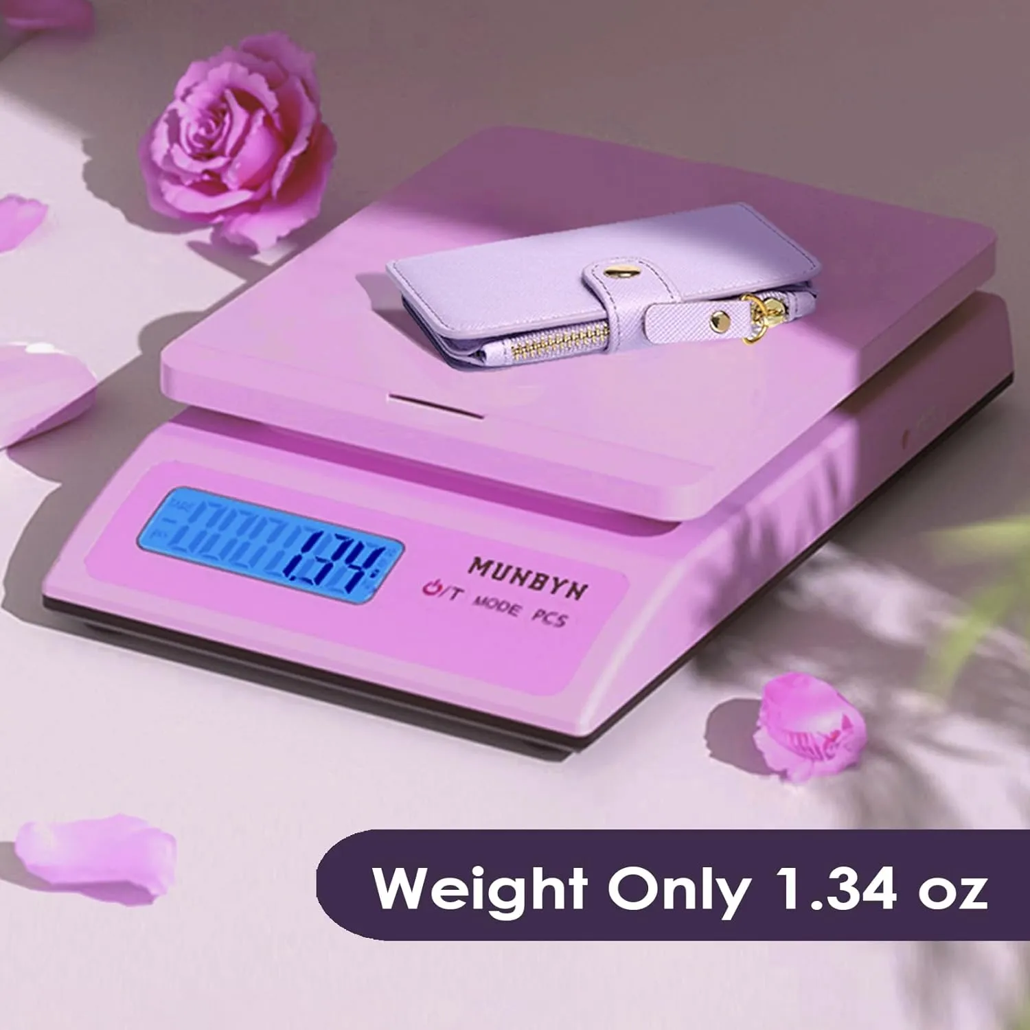 M-Plateau Wristlet Keychain, Wallet Key ring Bracelet with Wrist Wallet for Women with Key Holder Gift Box (Lavender)